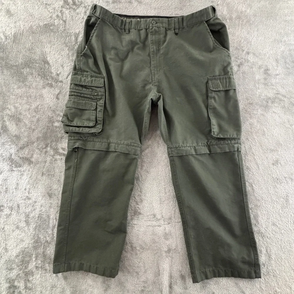 Boy Scouts of America Convertible‎ Cargo Uniform Pants Mens 40 Green Classic